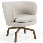 Poltrona Decorativa Sala De Estar Giratória Helena Rústico Be