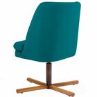 Poltrona Decorativa Sala De Estar Giratória Xis Megara Veludo