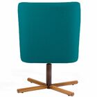 Poltrona Decorativa Sala De Estar Giratória Xis Megara Veludo