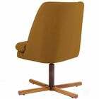 Poltrona Decorativa Sala De Estar Giratória Xis Megara Veludo