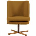 Poltrona Decorativa Sala De Estar Giratória Xis Megara Veludo