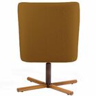 Poltrona Decorativa Sala De Estar Giratória Xis Megara Veludo