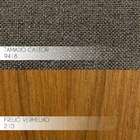 Poltrona Decorativa Sala De Estar Lecce Pés Madeira Linho Mar