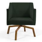 Poltrona Decorativa Sala De Estar Lila Base Ka Giratória Cast