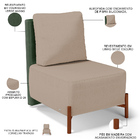 Poltrona Decorativa Sala De Estar Living Hungria L02 Couríssi