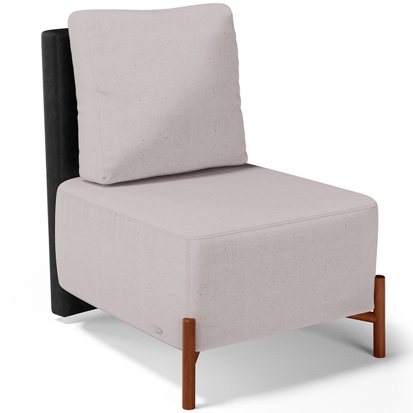 Poltrona Decorativa Sala De Estar Living Pés Madeira Hungria