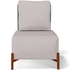 Poltrona Decorativa Sala De Estar Living Pés Madeira Hungria