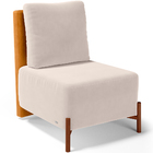 Poltrona Decorativa Sala De Estar Living Pés Madeira Hungria