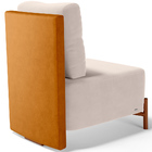 Poltrona Decorativa Sala De Estar Living Pés Madeira Hungria