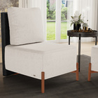 Poltrona Decorativa Sala De Estar Living Pés Madeira Hungria