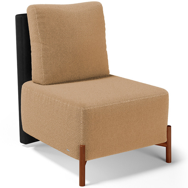 Poltrona Decorativa Sala De Estar Living Pés Madeira Hungria