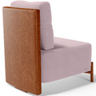 Poltrona Decorativa Sala De Estar Living Pés Madeira Hungria