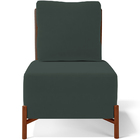 Poltrona Decorativa Sala De Estar Living Pés Madeira Hungria