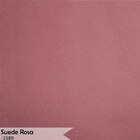 Poltrona Decorativa Sala De Estar Luana Base Gold Suede Rosa