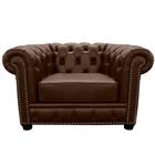 Poltrona Decorativa Sala De Estar Pés De Madeira Chesterfield