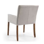 Poltrona Decorativa Sala De Estar Pés Madeira Vicenza Veludo