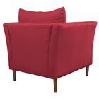 Poltrona Decorativa Sala De Estar Pés Palito Lubbock Couro Ve