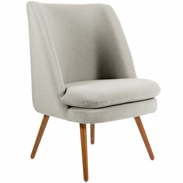 Poltrona Decorativa Sala De Estar Pés Palito Megara Rústico A