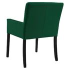 Poltrona Decorativa Sala De Estar Pés Preto Vicenza Veludo Ve