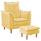 Poltrona Decorativa Sala De Estar Quarto Leitura Azera Suede