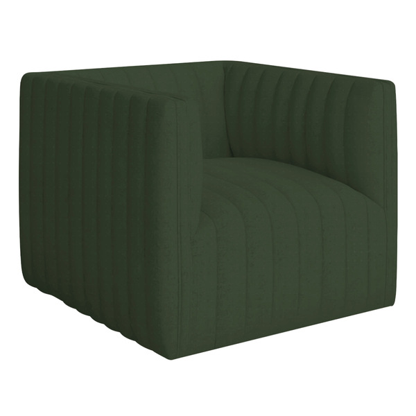 Poltrona Decorativa Sala De Estar Recepção Aurora Linho - Doc