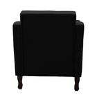 Poltrona Decorativa Sala De Estar Recepção Bela Corino Preto