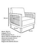 Poltrona Decorativa Sala De Estar Recepção Escritório Dakota