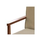 Poltrona Decorativa Sala De Estar Recepção Laura Corino Bege