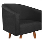 Poltrona Decorativa Sala De Estar Recepção Luiza Pés Palito S