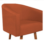 Poltrona Decorativa Sala De Estar Recepção Luiza Pés Palito S