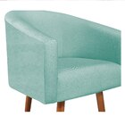 Poltrona Decorativa Sala De Estar Recepção Luiza Pés Palito S