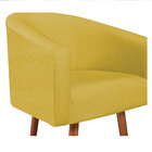 Poltrona Decorativa Sala De Estar Recepção Luiza Pés Palito S