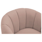 Poltrona Decorativa Sala De Estar Recepção Mavie Base De Ferr