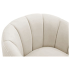 Poltrona Decorativa Sala De Estar Recepção Mavie Base De Ferr