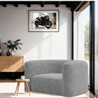 Poltrona Decorativa Sala De Estar Recepção Melina Bouclé - Do