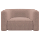 Poltrona Decorativa Sala De Estar Recepção Melina Linho - Ama