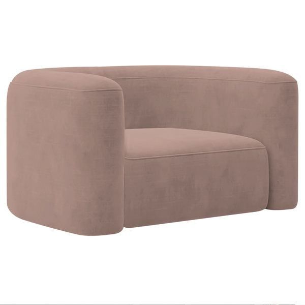 Poltrona Decorativa Sala De Estar Recepção Melina Linho - Ama