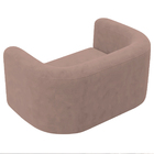 Poltrona Decorativa Sala De Estar Recepção Melina Linho - Ama