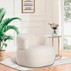 Poltrona Decorativa Sala De Estar Recepção Suiça Bouclé - Doc