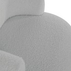 Poltrona Decorativa Sala De Estar Recepção Suiça Bouclé - Doc