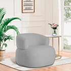 Poltrona Decorativa Sala De Estar Recepção Suiça Linho - Doce