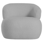 Poltrona Decorativa Sala De Estar Recepção Suiça Linho - Doce