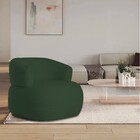 Poltrona Decorativa Sala De Estar Recepção Suiça Linho - Doce