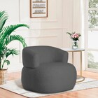 Poltrona Decorativa Sala De Estar Recepção Suiça Linho - Doce