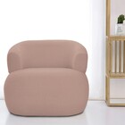 Poltrona Decorativa Sala De Estar Recepção Suiça Linho - Doce