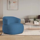 Poltrona Decorativa Sala De Estar Recepção Suiça Linho - Doce