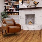 Poltrona Decorativa Sala De Estar Rene Supreme Couro Caramelo