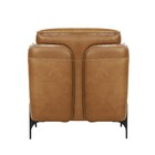 Poltrona Decorativa Sala De Estar Rene Supreme Couro Marrom C