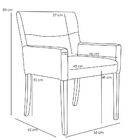 Poltrona Decorativa Sala De Estar Vicenza Veludo Importado Ma