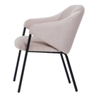 Poltrona Decorativa Sala De Estar Zaque Veludo Cinza Com Pés